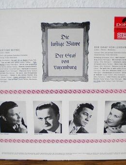 Die lustige Witwe-Der Graf von Luxenburg-Vinyl-LP,Polydor,1965,Rar ! - Linnich
