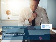 Finanzspezialist (m/w/d) - Nürtingen