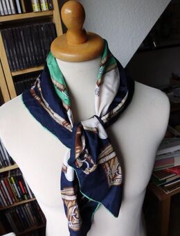 Vintage Seidentuch ca. 75 x 77 cm 70er Jahre Tuch Seide 7,- - Flensburg