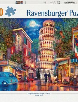 Ravensburger Puzzle Abends in Pisa, 500 Puzzleteile, Made in Germany