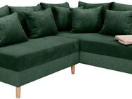 COLLECTION AB Ecksofa L-Form, Ecksofa,Ottomane rechte Seite montierbar,Komfortablen bonnelfederkern