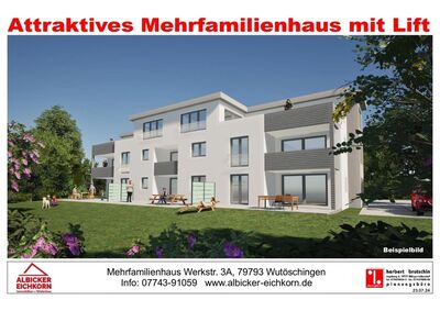 4 Zi. DG mit Dachterrasse ca. 126 m² - Wohnung 7 - Werkstraße 3a, 79793 Wutöschingen - Neubau