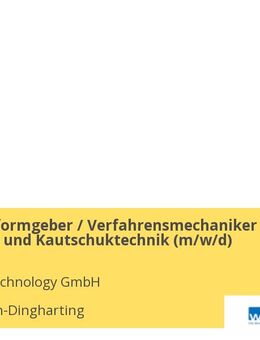 Kunststoffformgeber / Verfahrensmechaniker Kunststoff- und Kautschuktechnik (m/w/d) - Straßlach-Dingharting