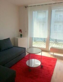 Voll möblierte Einraumwohnung mit Aufzug, Balkon und Einbauküche, ggf. Tiefgaragenstellplatz - Kabelsketal