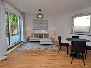 Ruhige Lage - Citynah! Voll möblierte Wohnung mit Dachterrasse in Augsburg - Augsburg