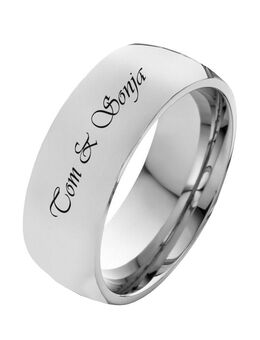 Herrenring Edelstahl HE178 mit gratis Außengravur - Aholming