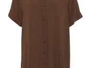 LASCANA Longbluse mit Knopfleiste, Kurzarmbluse, Blusenkleid, sommerlich