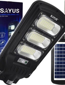 Solar LED Straßenlaterne/Gartenlaterne – Bewegungs- und Dämmerungssensor, Fernbedienung - Wuppertal