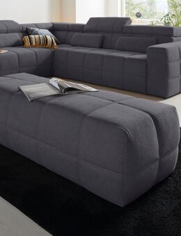DOMO collection Hocker BRANDON, komfortabel, große Ausführung passend zu "Brandon", auch in Cord