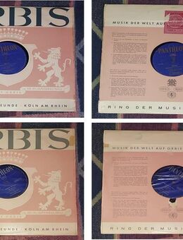 3) Verkaufe 56 Langspiel Schallplatten LP´s mit Cover im guten Zustand u.a. Orbis - Nürnberg