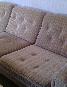 COUCHGARNITUR im beigen Stoffbezug (Couch, 2 Sessel) - Schnäppchen - München
