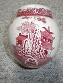 Porzellan Teedose rose mit Bodenmarke (412) in 20095