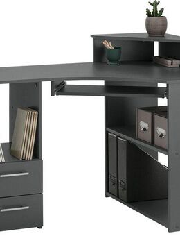 VOGL Möbelfabrik Schreibtisch Sam, in 2 Größen, mit Tastaturauszug & Monitoraufsatz, opt. Towerfach