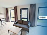 URBAN BASE: Vollmöbliertes 1-Zimmer-Large-Apartment mit EBK, TERRASSE, ALL-IN-MIETE, UVM. am Rheinufer - Düsseldorf