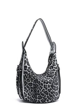 COLLEZIONE ALESSANDRO Schultertasche Leo, mit Leo Muster in schwarz-weiß