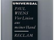 Vier Linien aus meiner Hand,Paul Wiens,Reclam Verlag,1972 - Linnich