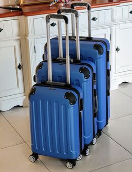 3 Stück 3er Koffer Set Kofferset Reisekoffer Trolley Rollkoffer Gepäck ABS Zwillingsrollen Hartschale - Berlin Spandau