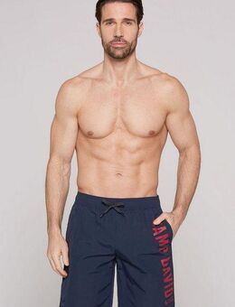 CAMP DAVID Badeshorts mit Logo Schriftzug