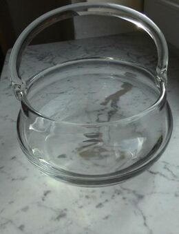 Glas Korb Körbchen Henkelkorb Henkelschale Deko Schale 4,- - Flensburg