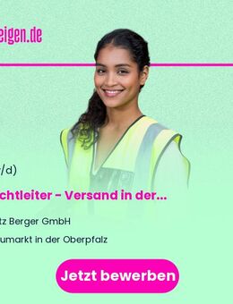 Schichtleiter - Versand in der Logistik (m/w/d) - Neumarkt (Oberpfalz)