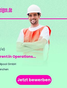 Referent:in Operations (m/w/d) - München