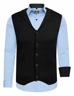 Rusty Neal Langarmhemd inklusive Langarmhemd und Weste