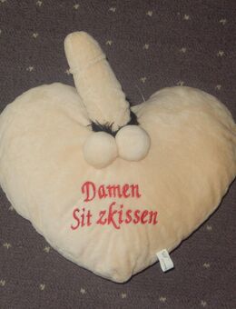 Herzkissen Plüsch - Dassel