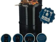 Grill BBQ Grillfass Grilltonne Holzkohlegrill 3-in-1 Set253232 - Wuppertal