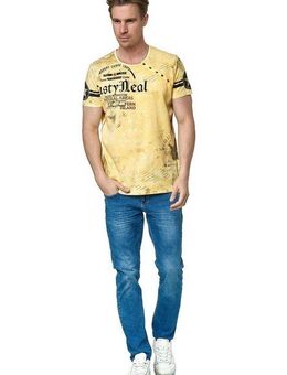 Rusty Neal T-Shirt mit coolem Logo-Print
