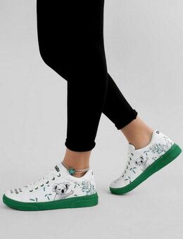 DOGO Ace Low-Top Sneaker Koala Hug Damen Sneaker Sneaker Handgefertigt