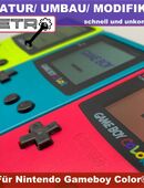 Reparatur, Service Gameboy Color (IPS Display, Glas) Game Boy in 09661
