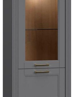 Home affaire Vitrine Tara (H/B/T): 132/66/48cm) lackiert mit wasserbasiertem UV-Lack, Soft-Close-Funktion