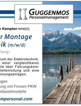 Abteilungsleiter Montage Energietechnik m/w/d - Kempten (Allgäu)