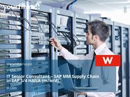 IT Senior Consultant – SAP MM Supply Chain in SAP S/4 HANA (m/w/d) - Ulm