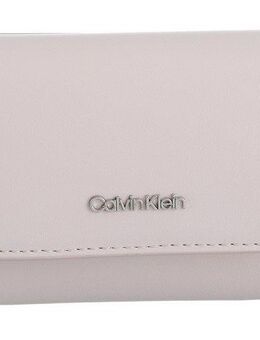 Calvin Klein Geldbörse CK MUST SMALL TRIFOLD W/ZIP, Damen Geldbeutel, Portemonnaie mit Logo-Schriftzug