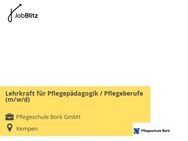 Lehrkraft für Pflegepädagogik / Pflegeberufe (m/w/d) - Kempen