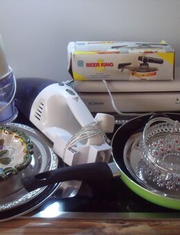 Geschier verschiedene, kleine elektro geräte+ Geschenk Brosch, Neu. - Aachen