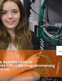 Technische Aushilfe (m/w/d) - Schwerpunkt CAD/CAM-Programmierung (10 Std./Woche) - Emsdetten