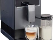 Hanseatic Kaffeevollautomat HACM121470ST, magnetisch, abnehmbare Tassenabstellfläche, zwei separate Milchtanks