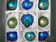 Krebs Glas Lauscha Weihnachtsbaumkugel Elegante Weihnacht, Weihnachtsdeko, Christbaumschmuck (9 St), hochwertige Christbaumkugeln aus Glas, mundgeblasen