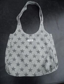 Krasilnikoff Danish Design Tasche Sterne grau Shopping Bag Cotton 3,- - Flensburg