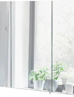 Schildmeyer Spiegelschrank Basic Breite 80 cm, 3-türig, Glaseinlegeböden, Made in Germany