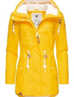 Ragwear Regenmantel Monadis Rainy Intl. modischer Regenparka mit kuschligem Innenfutter