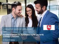Sachbearbeiter/in Ausländerrecht (m/w/d) Vollzeit / Teilzeit - Braunschweig