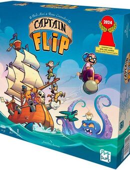 Asmodee Spiel Captain Flip, Kinderspiel, Made in Europe