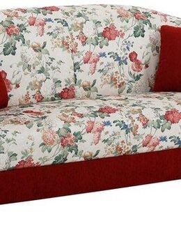 Home affaire 3-Sitzer Milano, bequemes Sofa mit geschwungenen Armlehnen, Landhaus-Stil