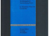 Altsprachliche Textausgaben Sammlung Klett,Q.Horatius Flaccus Gedichte,inkl. des Anmerkungshefts,68 - Linnich