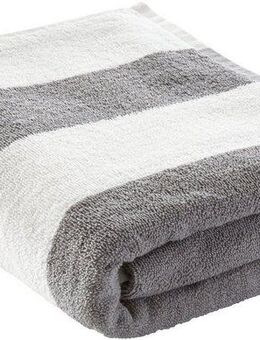 LeGer Home by Lena Gercke Strandtuch Lija, Strandhandtuch 100x180cm, Walkfrottee (1-St), Handtuch mit modernen Streifen aus 100% Baumwolle