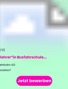 Fahrlehrer*in (w/m/d) Busfahrschule - Düsseldorf