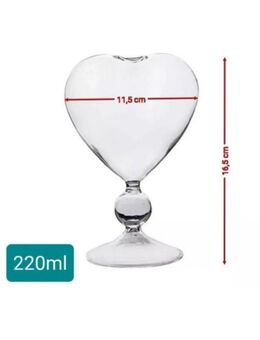 Kreative Herz Liebes Love 220ml Glas Liebe Herz Form Dekoration Vase Trinkglas 14,90 €* - Villingen-Schwenningen